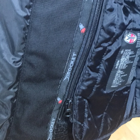 Unisex Joe Rocket Motorcycle Jacket w/liner, shoulder, elbow pads Sz L (SKU B) - Picture 4 of 10